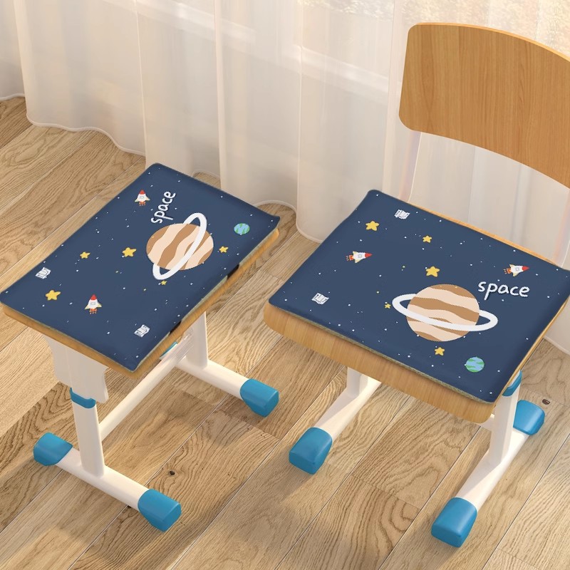 학생용 시트쿠션, 초중등학생용 메모리폼 직사각형 의자쿠션, 버클형 스펀지 의자쿠션, 모던하고 심플한 디자인
