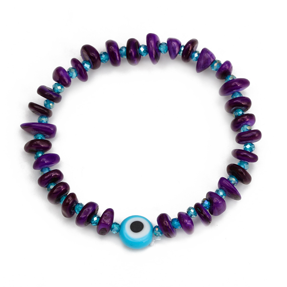 Fashion Eye Copper Inlay Zircon Bracelets 1 Piece