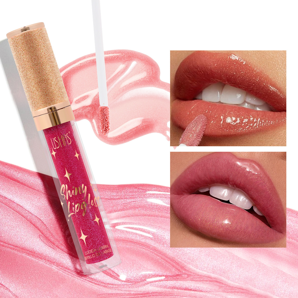 Brillo de labios transfronterizo explosivo de USHAS Amazon LG2582A image 1