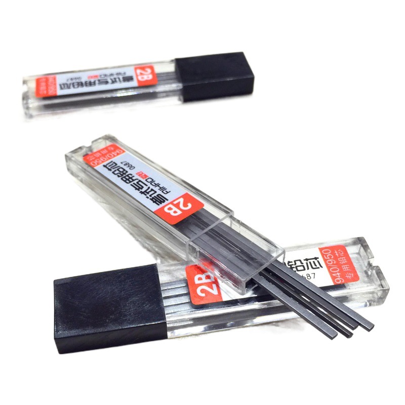 Hobbies stationery computer coated card Pencil lead 2B black pencil core thick head examination special 0687