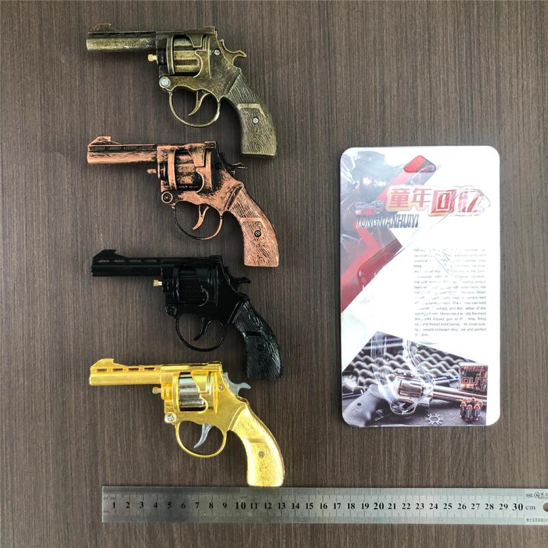 模造合金おもちゃマーガレット銃子供時代のクラシックなノスタルジックな砲リボルバーモデルは発射できませんプラスチッククラフト|undefined