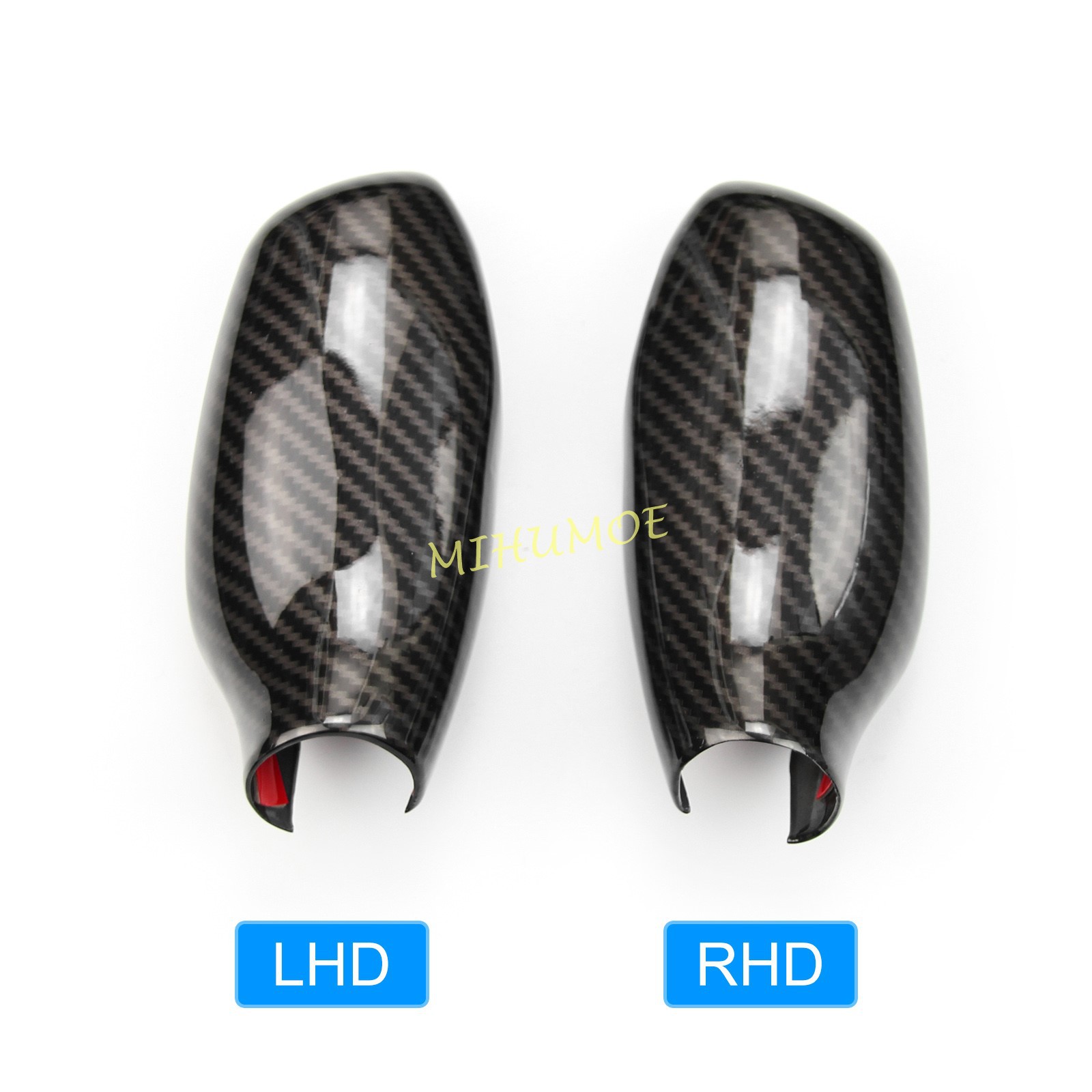 适用新款宝马碳纤维排挡头G30右驾5系GT左驾改装BMW车用装饰贴片|ru