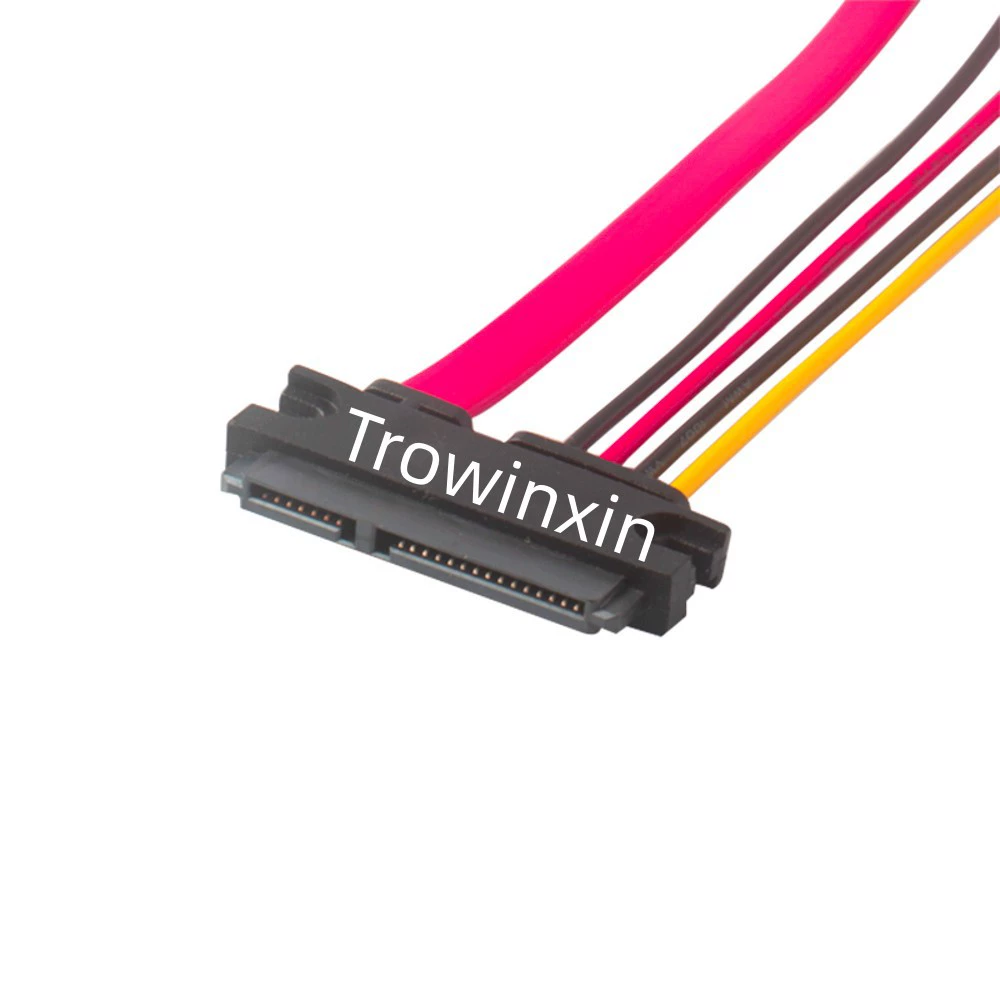 SATA-кабель 7+15, SATA Data Cable + Power Line, общая удлинительная линия, кабель для SATA HDD, два в одном