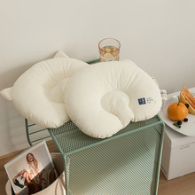 婴儿枕头0-3岁新生儿宝宝定型枕防偏头护型宝贝猫猫枕芯四季通用