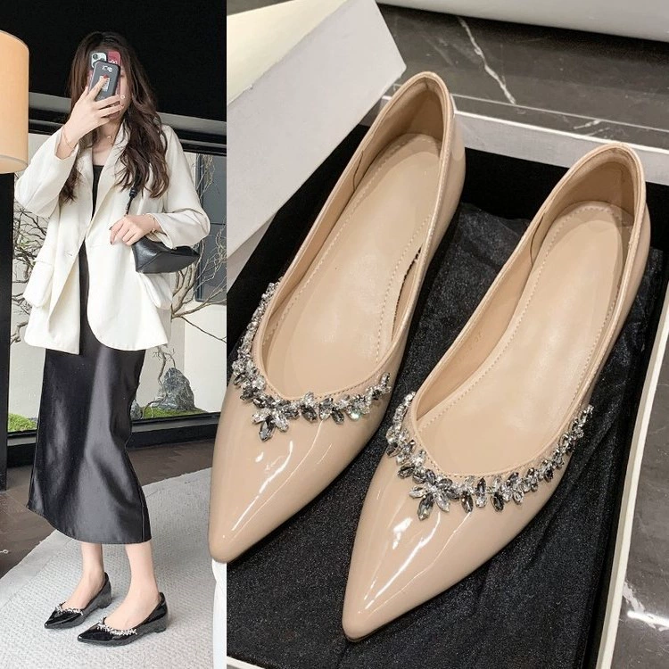 Струза наконечные туфли на высоком каблуке женский 2025 весна и лето новый французский стиль, чтобы увеличить банкет, мелкий темперамент, элегантные одиночные туфли