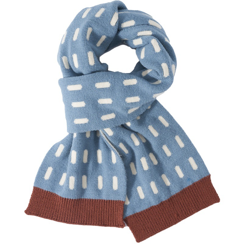 KK árbol bufanda para niños niño bebé babero niña otoño e invierno cálido protección del cuello a prueba de viento lana tipo A antiestático