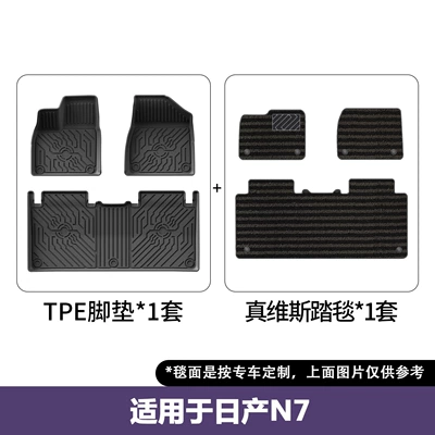 Modelə uyğun ayaqaltı N7 Floor Mats, Fully Environmentally Friendly - 25-nissan-n7-double-layer-floor-mats-jeanswest-blanket