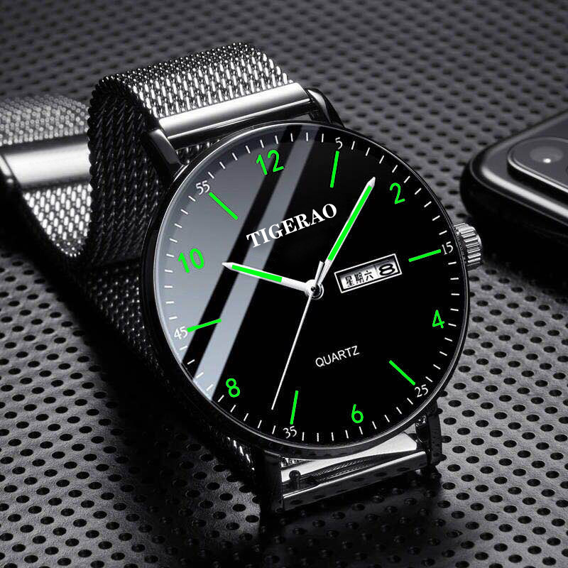 TikTok Watch Men's Waterproof Double Calendar Trend Starry Sky Non-mechanical Watch Quartz Watch Luminous New Wholesale Cross-Border TikTok Watch Men's Waterproof Double Calendar Trend Starry Sky Non-mechanical Watch Quartz Watch Luminous New Wholesale Cross-Border