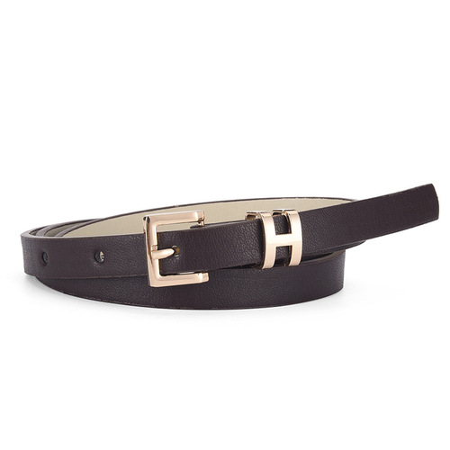 Elegant Double-Way Buckle Set for Women - Alloy Pin Belt with Chic Decor for Fine Waistband