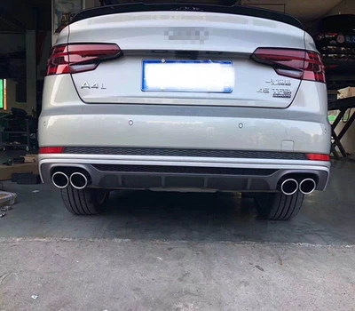 Spoiler — middle tail section exhaust RS4 rear