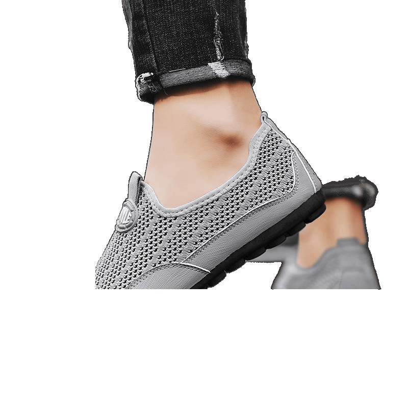 Zapatos casuales clásicos de malla de agujero grande para hombre Zapatos de hombre 006