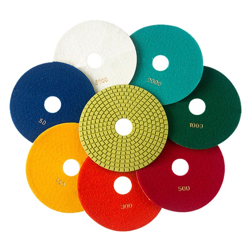 8-pulgadas 200MM pieza de molienda de agua pieza de pulido de piedra pieza de mármol Granito agua de molienda piso de piedra pieza de renovación 20cm