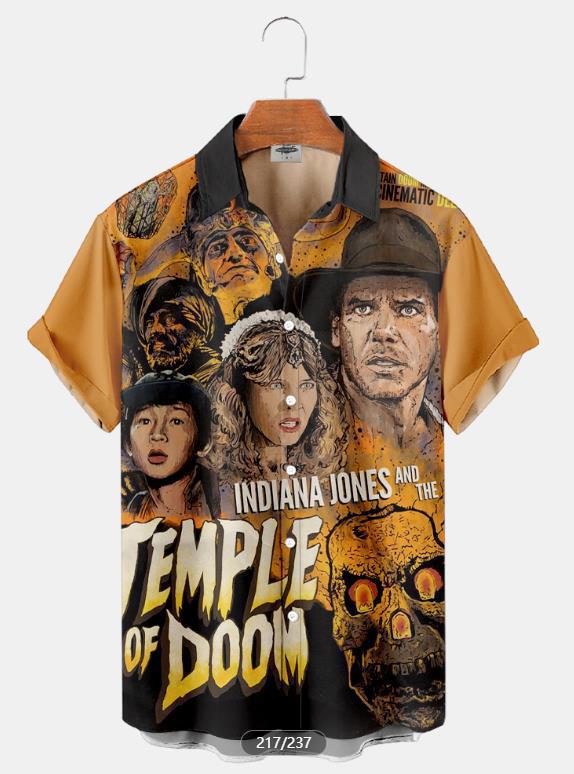 Tendencia de la moda para hombres Camisa de manga corta hawaiana Camisa estampada digital 3D Estilo explosivo transfronterizo de Amazon