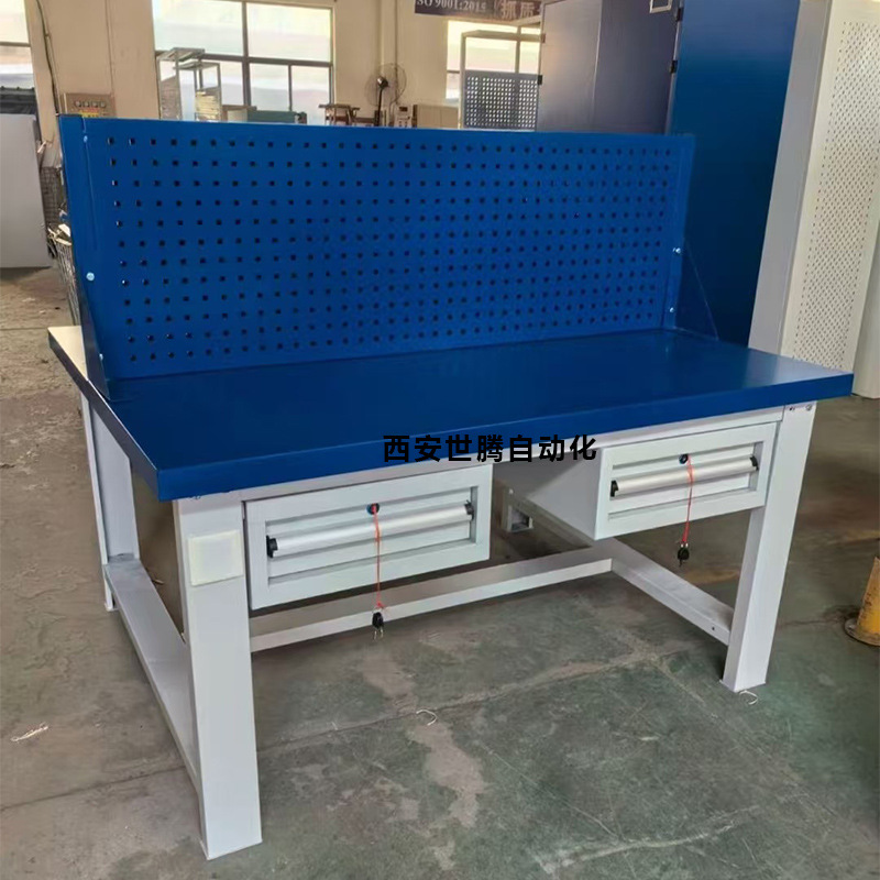 四工位钳工实训台重型钳工工作台技校钳工技能培训桌双面四工位