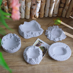 S83V Wholesale Snow Mountain Ashtray Silicone Mold – DIY Mountain-Shaped Bird Nest, Mountain-Style Cement/Concrete, or Plaster Aroma Diffuser