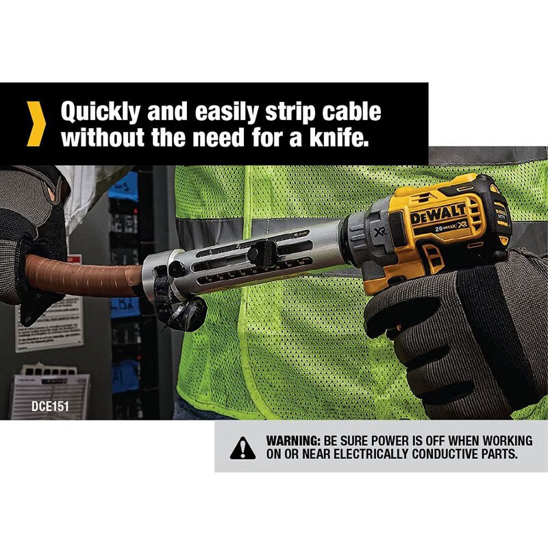 DEWALT (DEWALT) 20V cable recargable stripper pinza de cable eléctrica mantenimiento de energía eléctrica DCE151