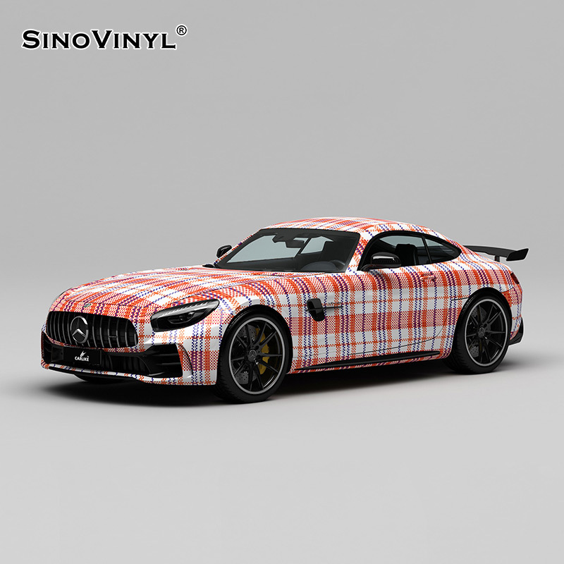 Carlake textura serie coche cambio de color película leopardo impresión Rosa coche cuerpo pegatinas doble color pintura gradiente coche cambio de color