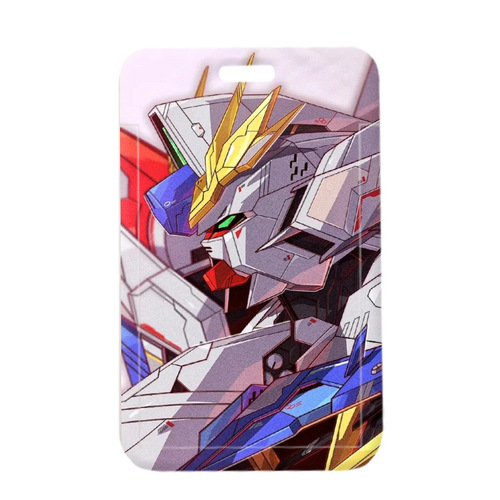 Mecha Warrior Gundam card holder student meal card access card ID card protective cover bus card ID set hard card holder