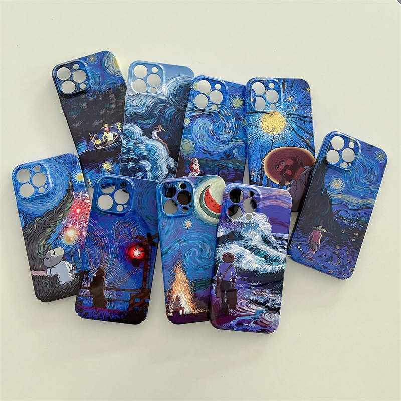 Van Gogh Adatto per Apple 14 Telefono iPhone 12 Pittura a olio 11 Pellicola 13 Custodia rigida Promax_voghion.com
