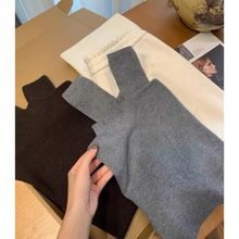 福利来啦！羊毛蚕丝半高领保暖御寒纯色基础款打底针织衫D3615Y