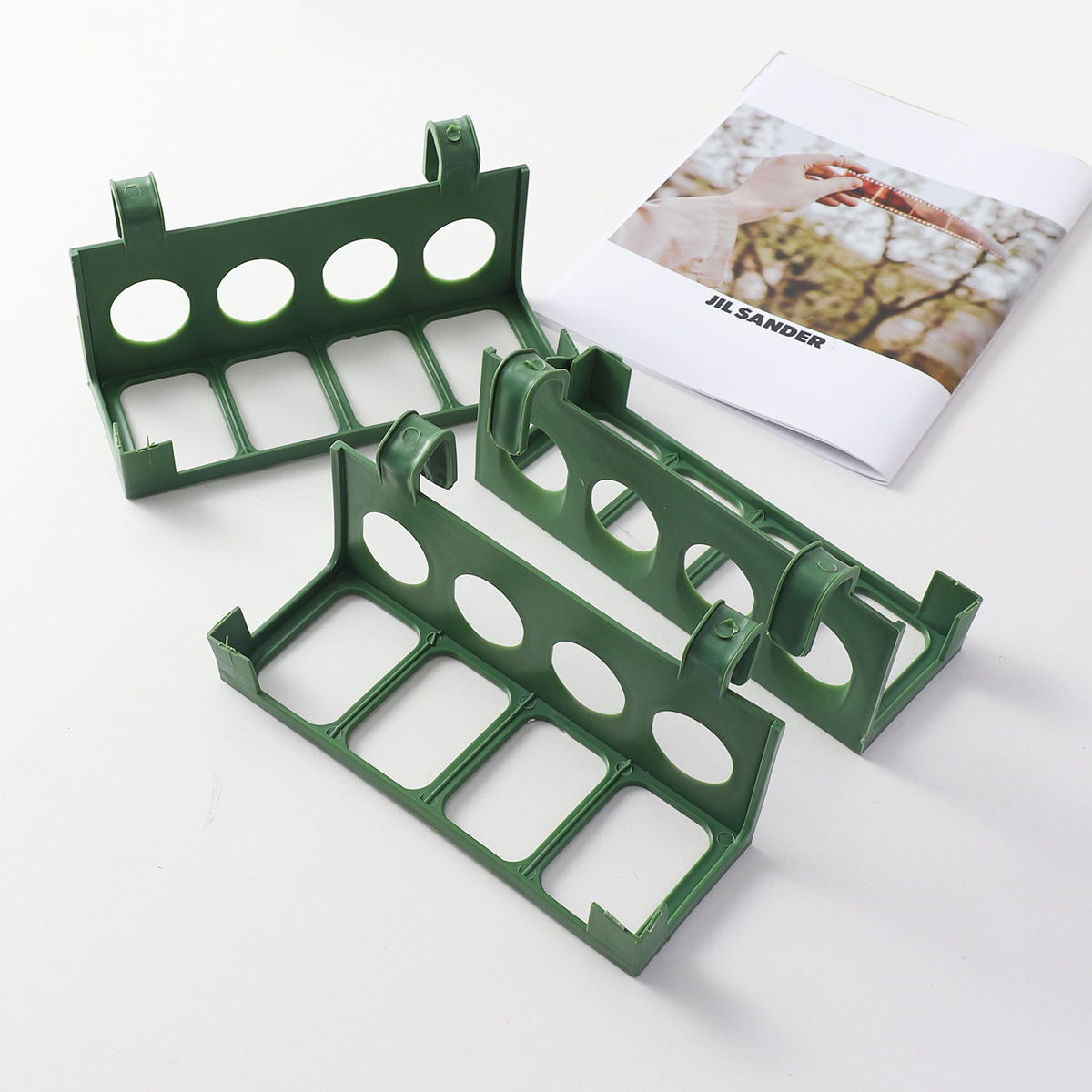 Plataforma floral plataforma de conferencias ramo de flores canasta de flores colgante soporte de plástico base de barro de flores suministros de florista