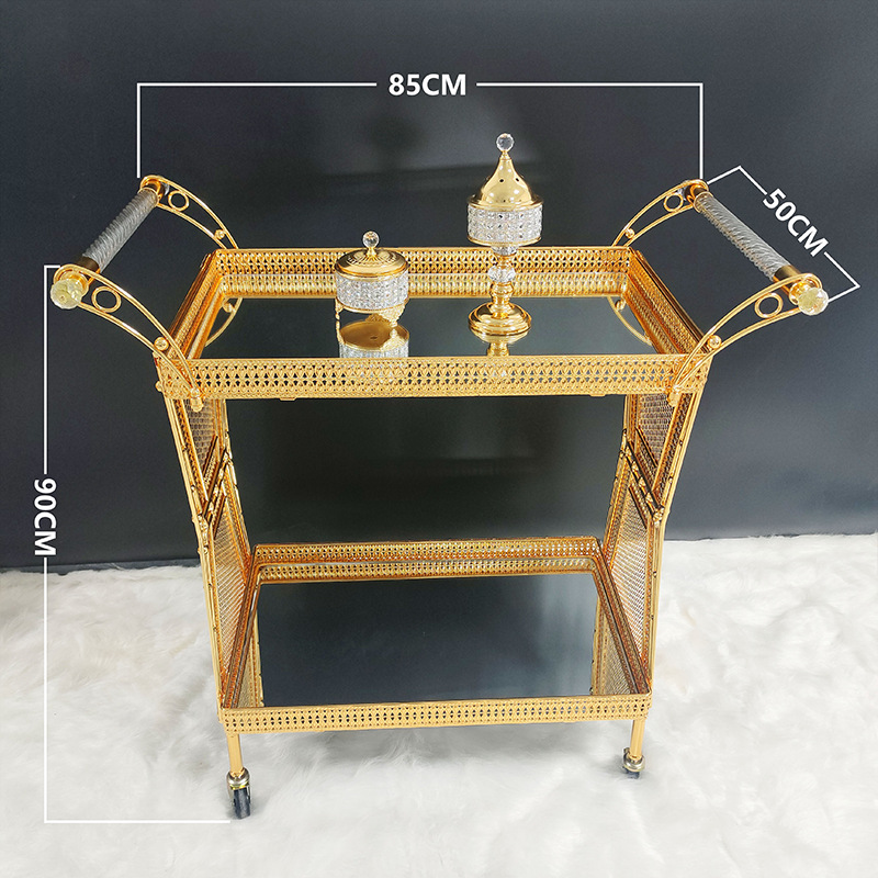 더블 푸시 다이닝 카트