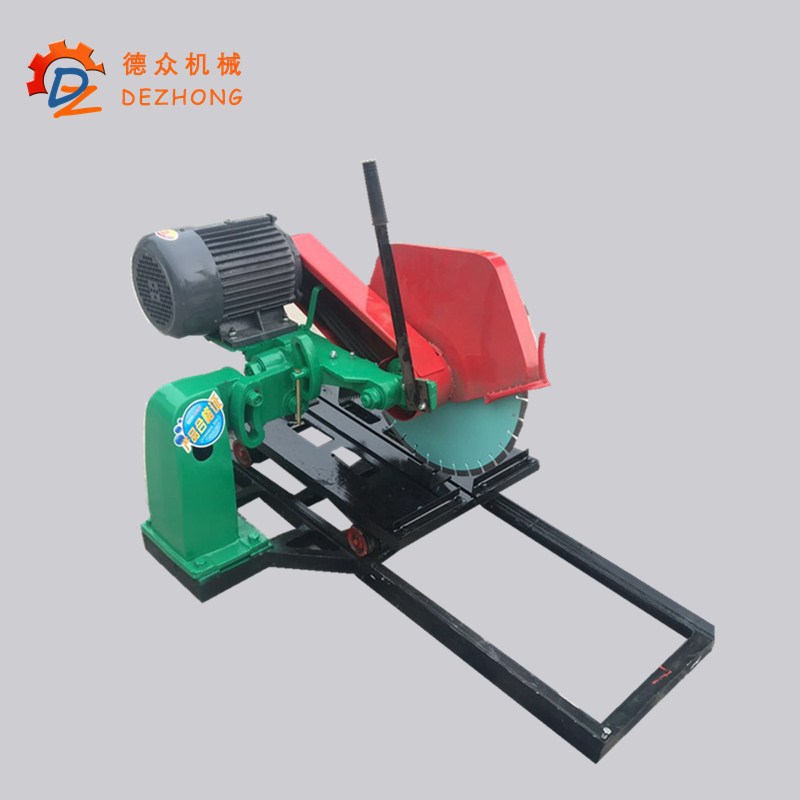 800电动石材切割瓷砖花岗岩轨道式切割机建筑工地用石材切割机