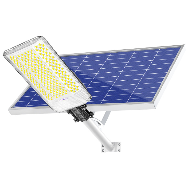 Luces solares transfronterizas, luces de jardín para exteriores, pantalla de 3 lados, gran angular, luces solares de calle de alta potencia, nuevo modelo inteligente
