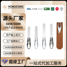 不锈钢磨砂指甲锉蚀刻打磨条磨甲锉双面镀砂甲搓条锉刀打磨条修甲