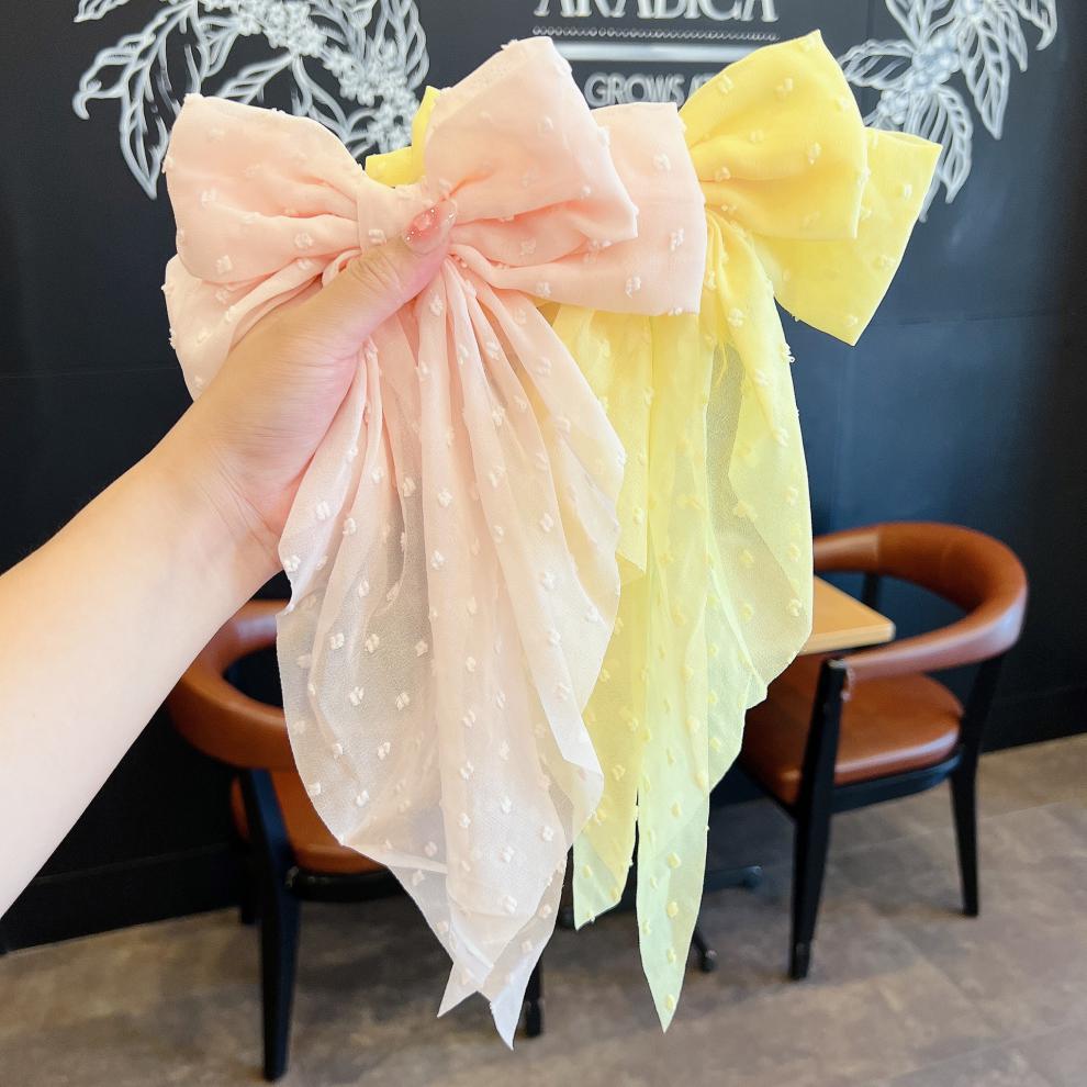 Fairy Style Lady Bow Knot Cloth Hair Clip display picture 2