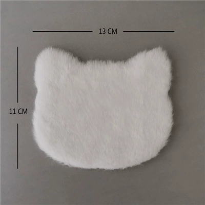 a Floor Mat, Wool pad - standard-white-kitten-1113cm