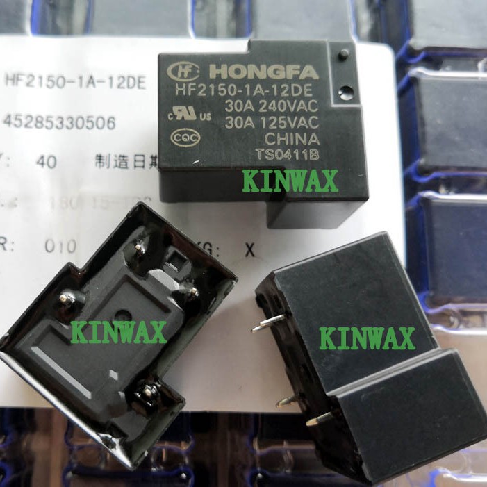 HF2150-1C-24DTF 一组转换5脚30A240VAC继电器