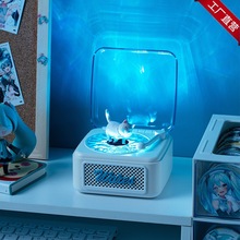 跨境爆款白噪音复古白噪音蓝牙音箱无线小型高音质黑胶唱片音响