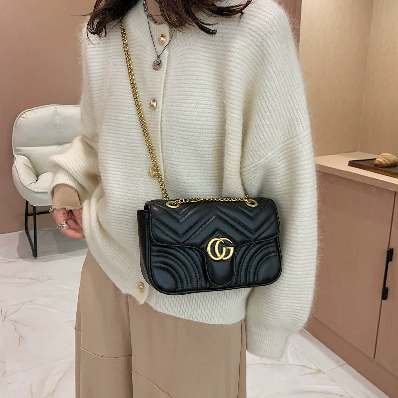 Цепочка, классическая сумка через плечо, стиль Chanel