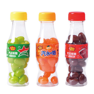天凤 Coke Flavored Gummy Internet Celebrity Creative Rainbow Candy Snacks Small Bottle Soda Candy Children's Festival Juice Candy