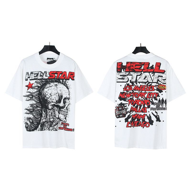 Hellstar Path to Paradise T-shirt Skull White