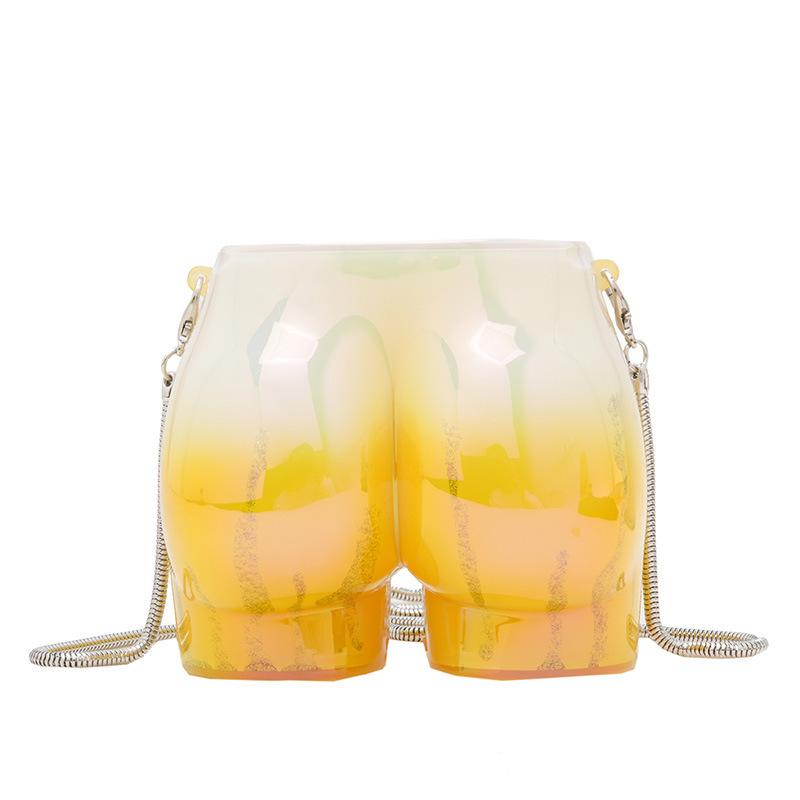 Nuevo acrílico transfronterizo bolso de cena de mujer nicho personalidad mochila de hombro, bolso de cadera de moda bolso de noche