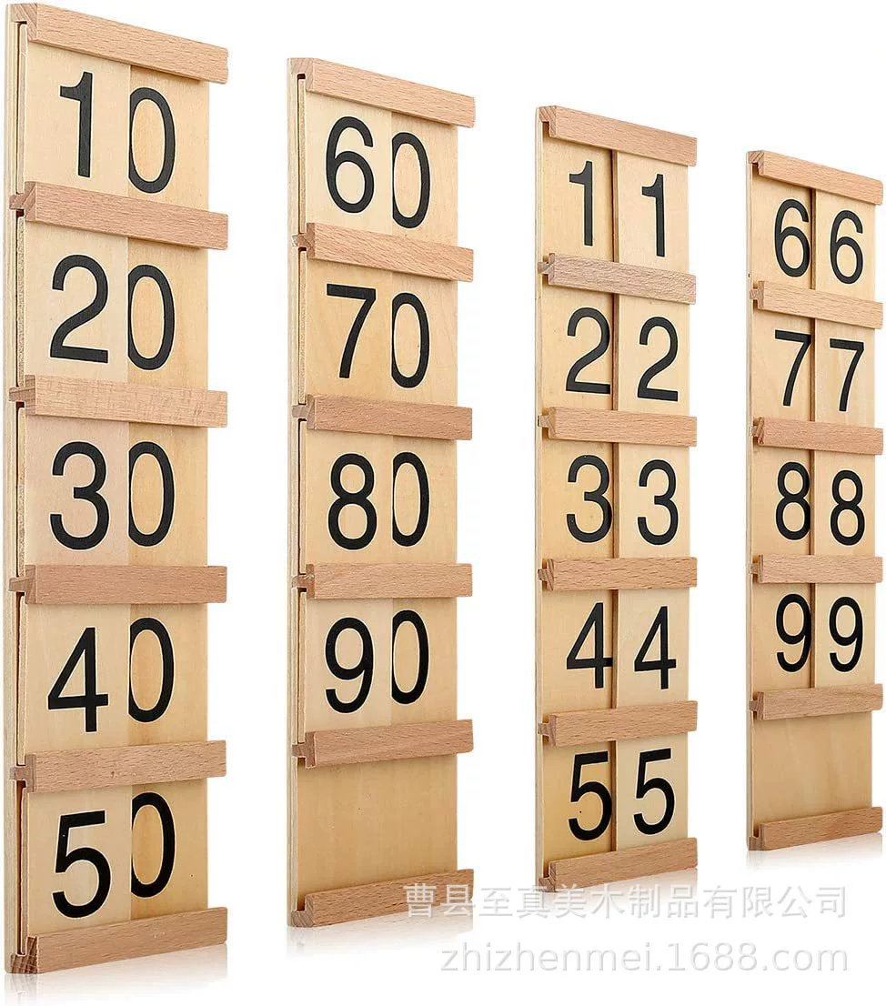 Деревянные цифровые игрушки математические материалы подростки десять досок развивающие игрушки От 3 до 6 лет семейная версия обучающая доска