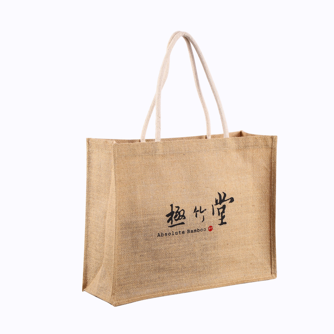 Bolsas de lona portátiles personalizadas bolsas de regalo de publicidad corporativa compactas flotantes bolsas de lona tridimensionales personalizadas