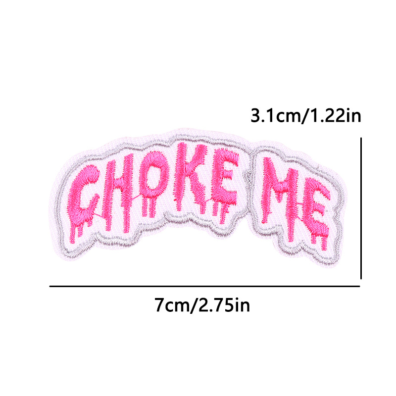 7g Weight Clothing Sticker Patches Classification 1 Piece Quantity Embroidery thread Material Letter Pattern Cute, Classic Style Style 1 Piece Cute Classic Style Letter Embroidery Thread Clothing Sticker Patches 9