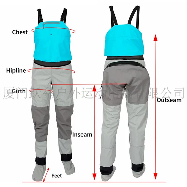 Waterproof Wading Pants, Fishing Gear, Fishing Clothing, Sea Fishing Pants, Fly Fishing, Stream Fishing, Half-Body One-Piece Waterproof Pants Factory