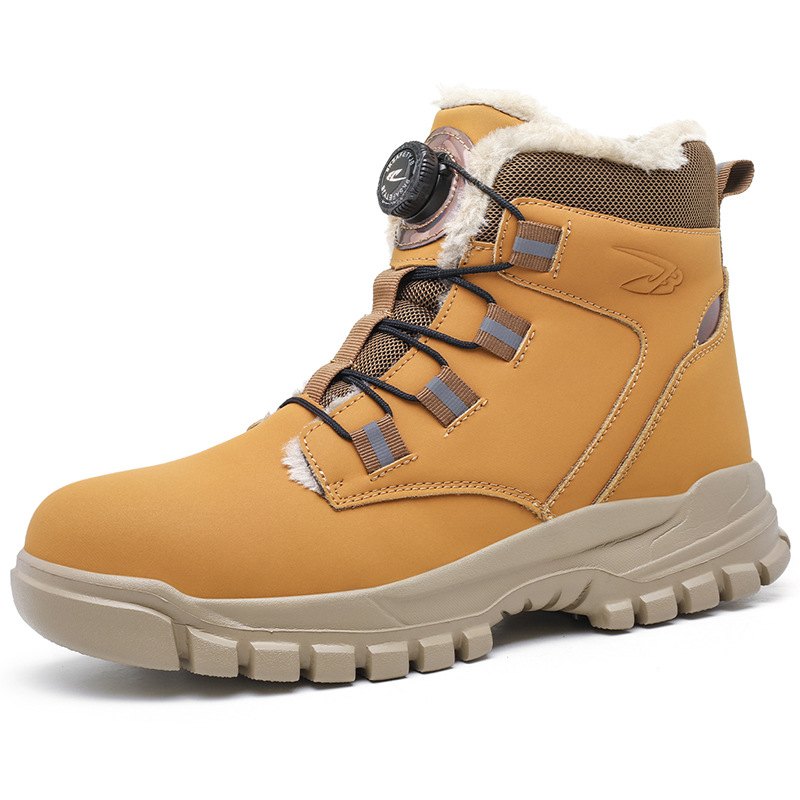 Botas de Seguridad Térmicas Anti-impacto y Anti-perforación de Microfibra y Acero para Invierno image 6