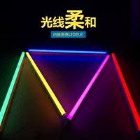 Цветная трубка T5led Красный Синий Зеленый фиолетовый красный фиолетовый зеленый синий порошок T8 интегрированная длинная флуоресцентная трубка