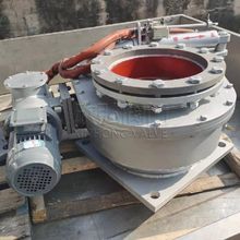 DHF-300电动滑板阀 DYHF-220A法兰高温防爆电液动滑阀 欣弘