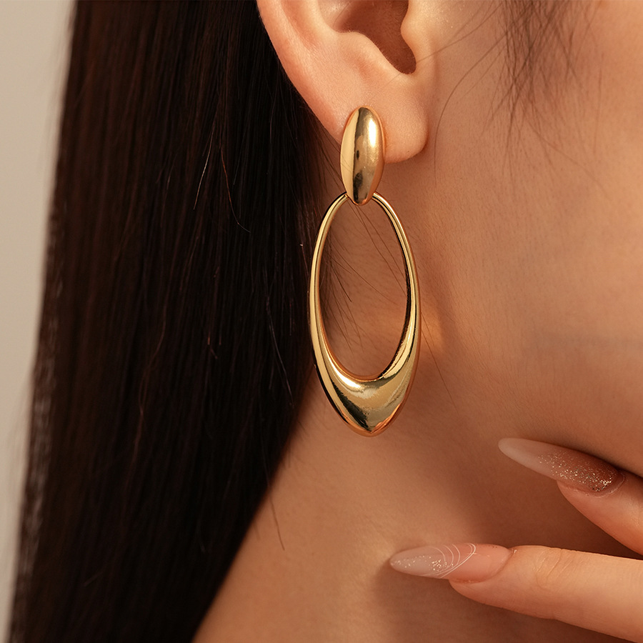 21g Weight 925 Sterling Silver Ear Needle Material Ear Studs Classification 1 Pair Quantity Holiday, Banquet Occasion Alloy Material Leaf Pattern Women's Gender Plating Design Casual, Elegant, Lady Style 1 Pair Casual Elegant Lady Leaf Plating Alloy Ear Studs 14