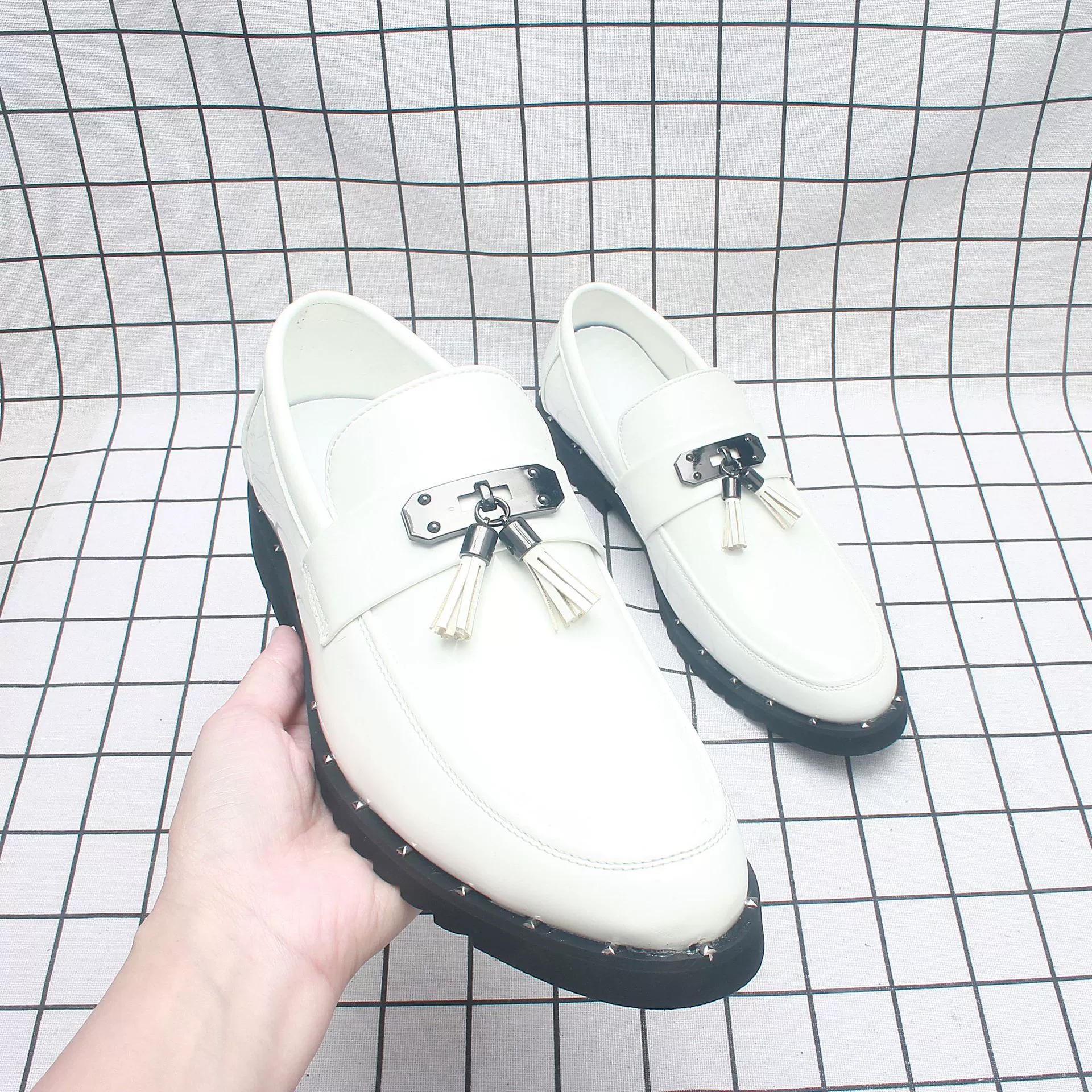 Весенняя британская повседневная модная универсальная повседневная мужская обувь, деловая рабочая кожаная обувь, мужская официальная обувь 2278