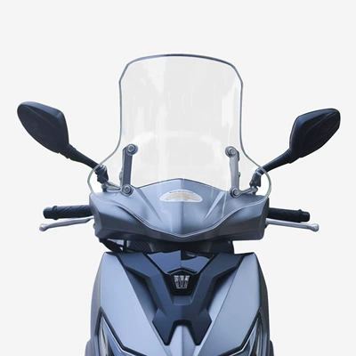 RX125 motorcycle, PC front – Motorcycle front windshield - flexible-explosion-proof-pc-material-windshield-transparent-color-45cm