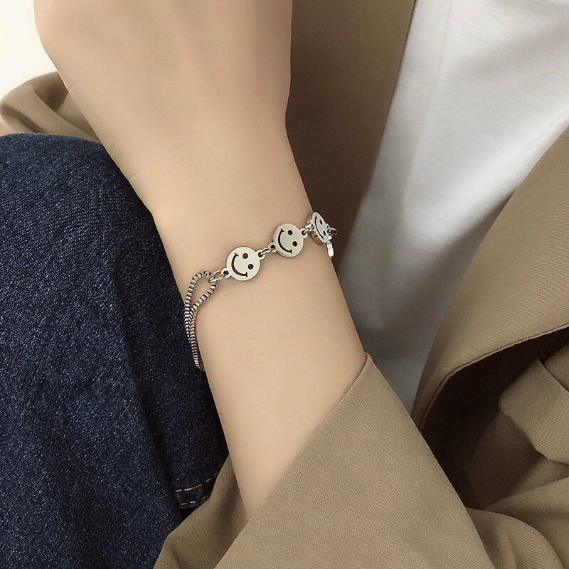 Retro brand small design bracelet stainless steel, jewelry hip-hop style, accessory