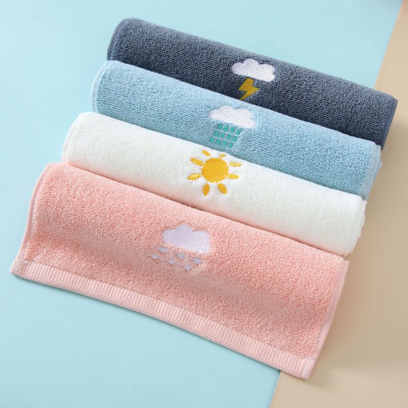 Pure Cotton Absorbent Towel Thickened Cotton Face Wash and Bath Soft Face Wash Towel Home Long-Staple Cotton Face Towel