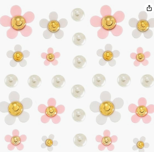 Bolsas de hoyos DIY decoración de perlas daisy hoyos bolsas de joyería colgante set